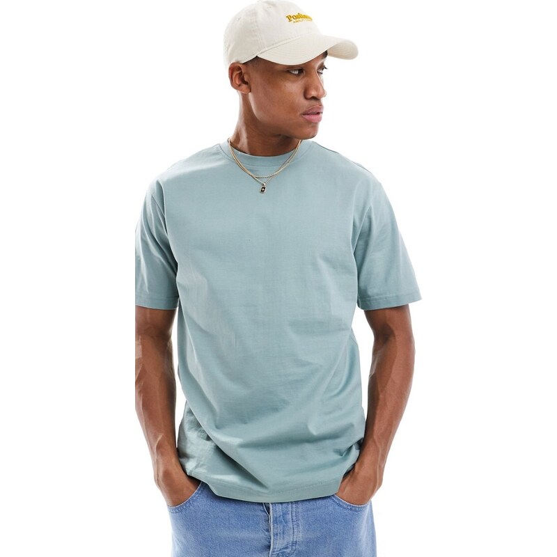 ONLY & SONS relaxed fit t-shirt in sage-Green