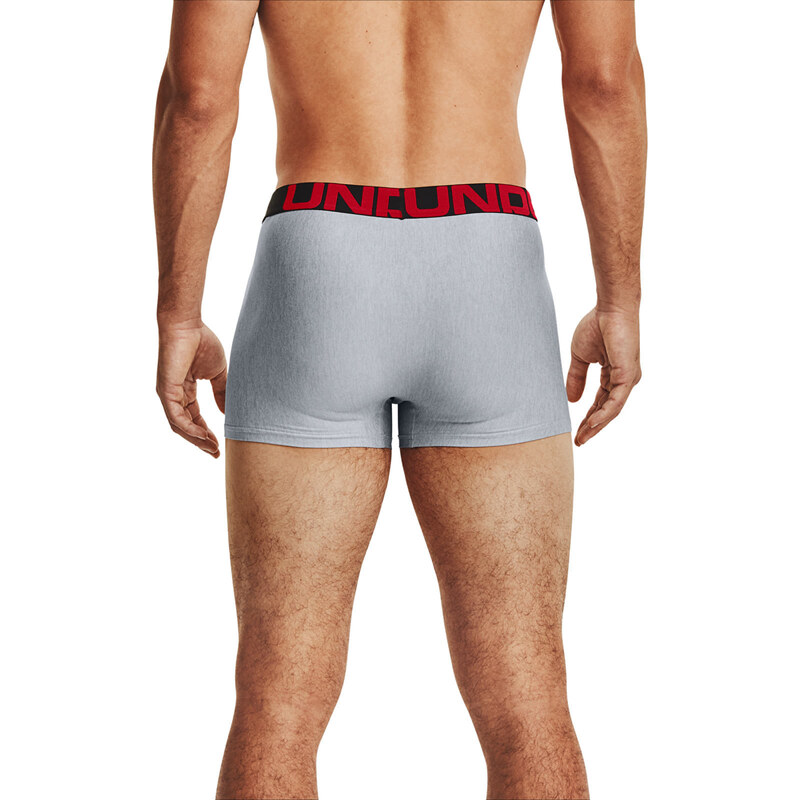 Boxerky Under Armour Tech 3In 2 Pack Mod Gray Light Heather