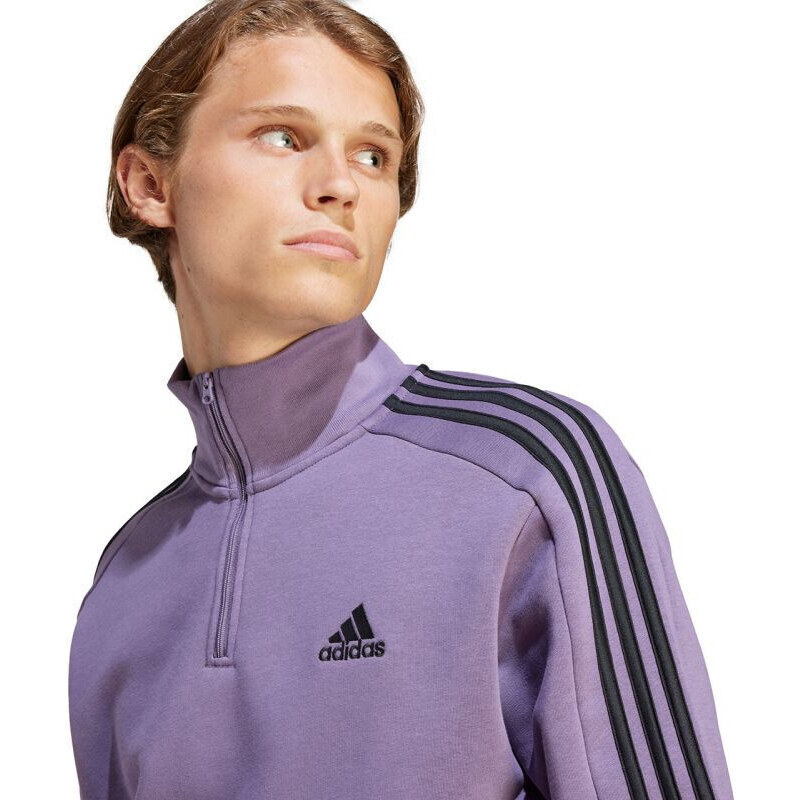 Mikina adidas Essentials Fleece s třemi pruhy 1/4-Zip M IJ8912