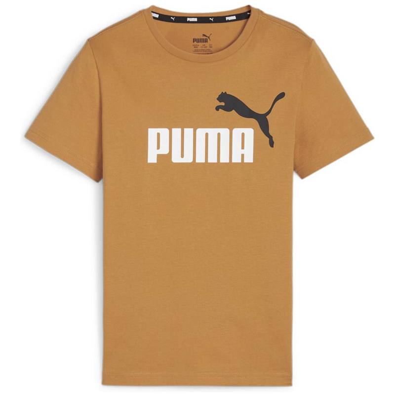 Puma ESS+ 2 Col Logo Tee B brown