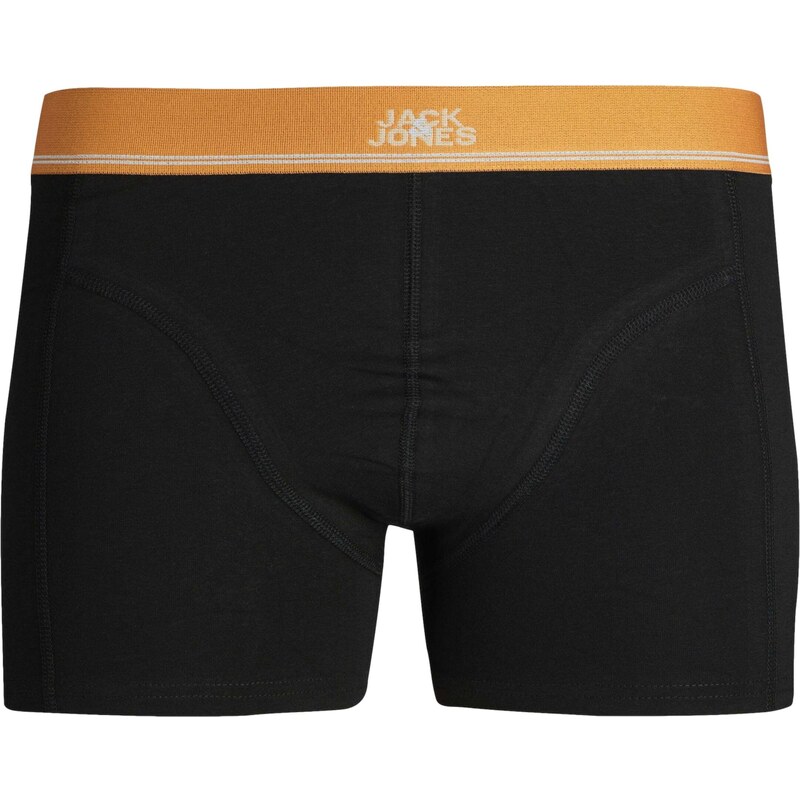 JACK & JONES Boxerky 'Konga' chladná modrá / fialová / jasně oranžová / černá