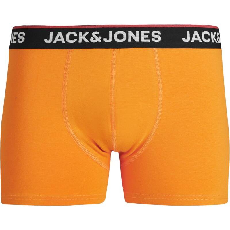 JACK & JONES Boxerky modrá / námořnická modř / zelená / oranžová / červená