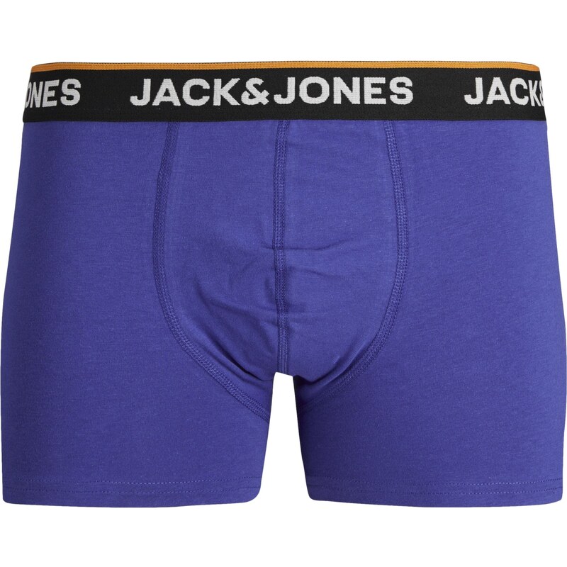 JACK & JONES Boxerky modrá / námořnická modř / zelená / oranžová / červená