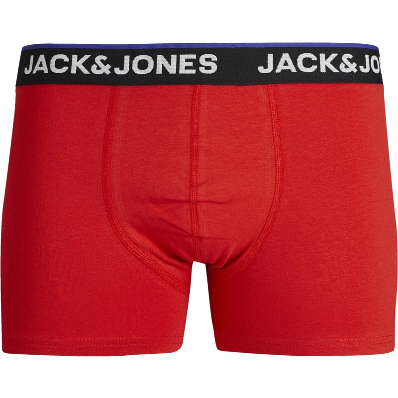 JACK & JONES Boxerky modrá / námořnická modř / zelená / oranžová / červená