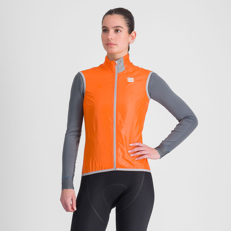 Sportful Hot Pack EasyLight cyklistická vesta, dámská, oranžová