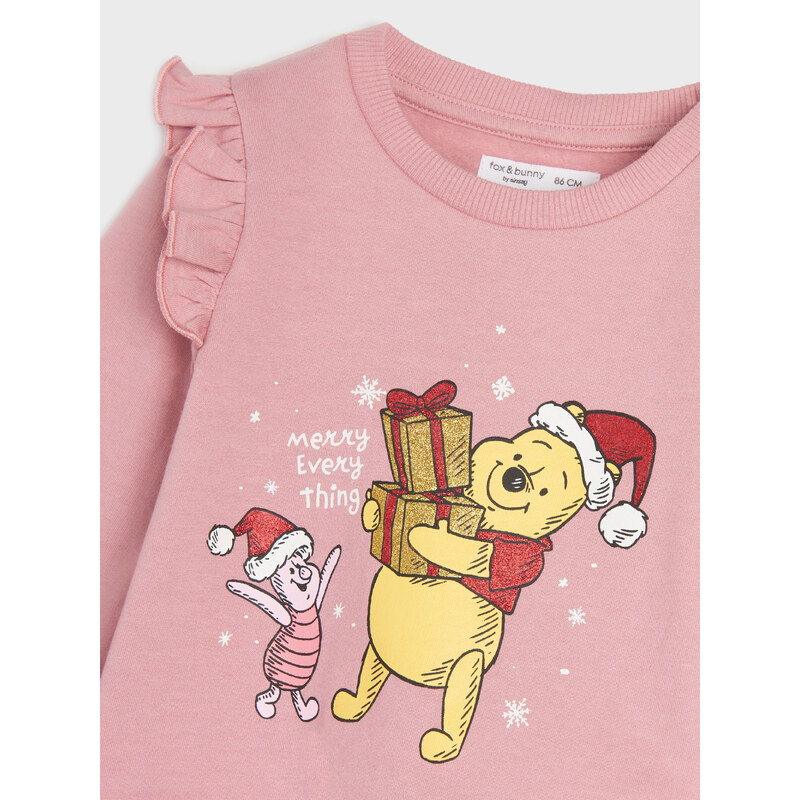 Sinsay - Mikina Winnie the Pooh - růžová