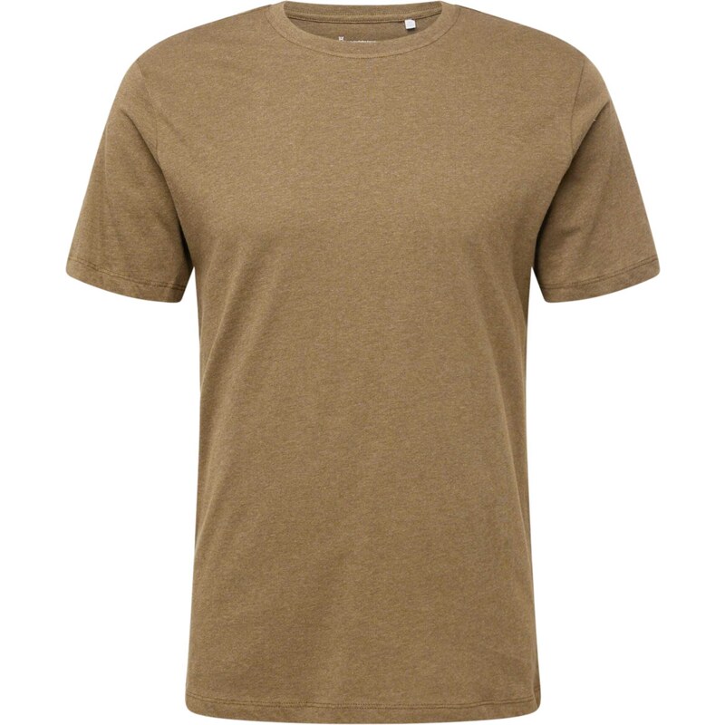 KnowledgeCotton Apparel Tričko olivová
