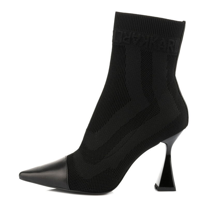 KOTNÍKOVÁ OBUV KARL LAGERFELD DEBUT II MIX KNIT ANKLE BOOT