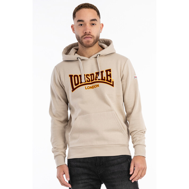 Lonsdale Mens hooded sweatshirt slim fit 90443191