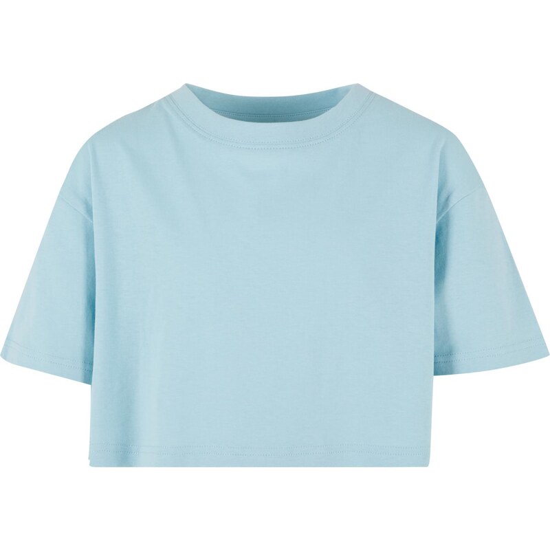 Urban Classics Dívčí krátké triko Kimono Tee - modré