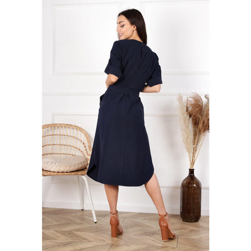 Merce Dress Gala Navy Blue