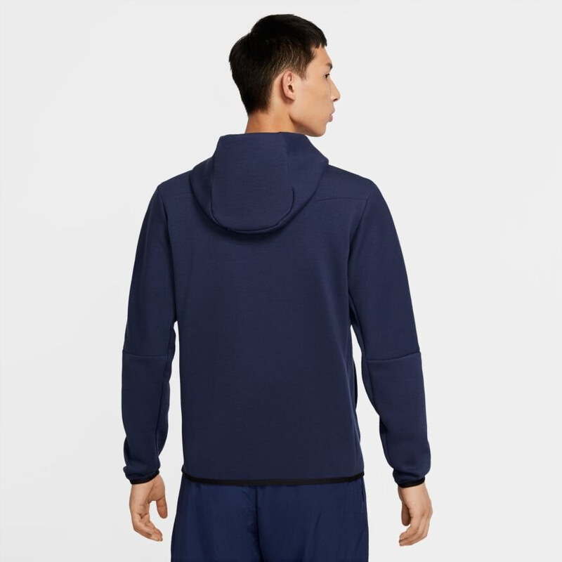 Mikina s kapucí Nike Tech Fleece CU4489-410 Navy Blue