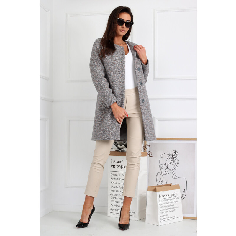 Merce Coat Aida Grey