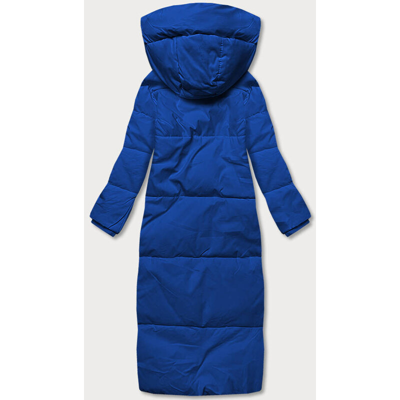 Ann Gissy Světle modrá dlouhá dámská zimní bunda (AG3-3031)