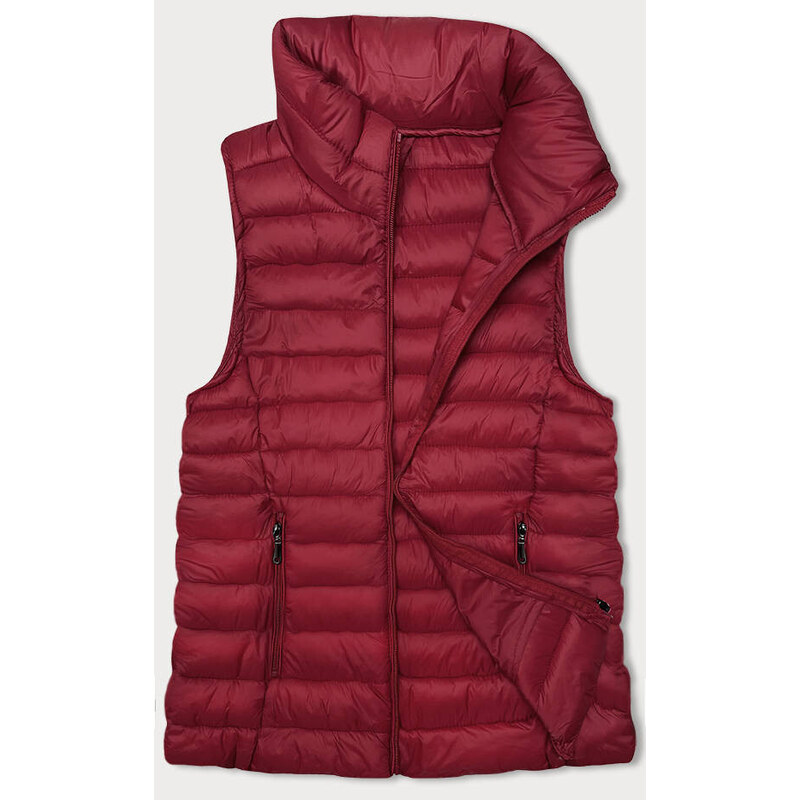 J.STYLE Dámské prošívané tričko bez rukávů červené (16M9155-270) 110812615