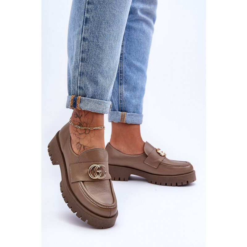 Polobotky na podpatku model 186415 Step in style
