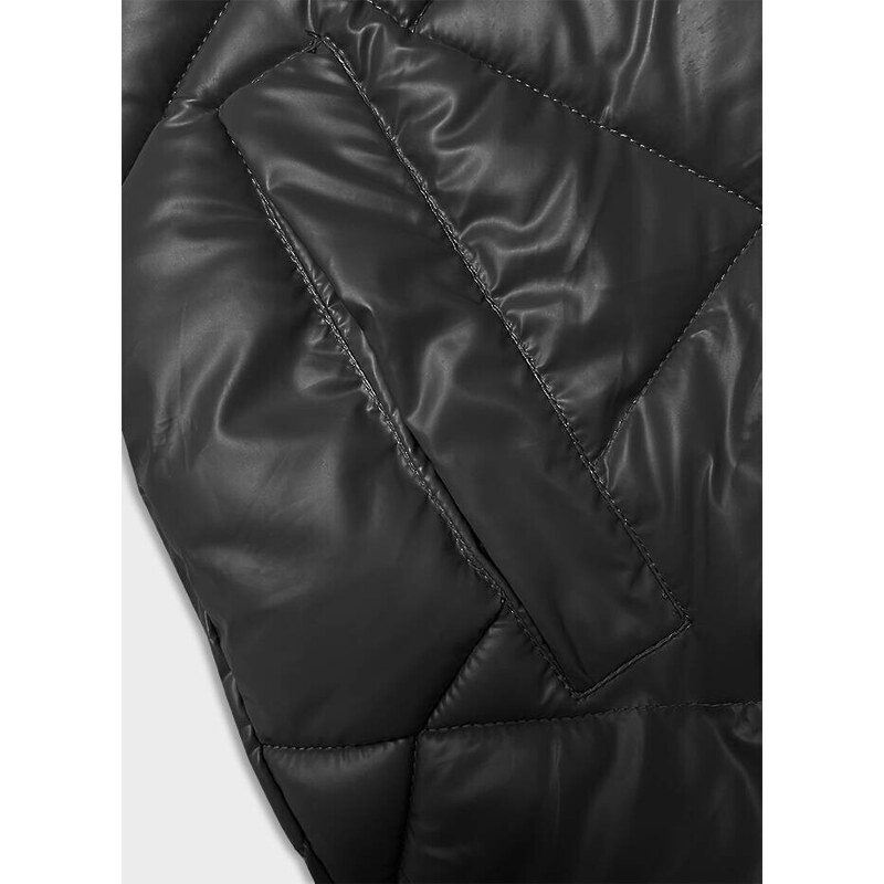Černá dámská zimní prošívaná bunda model 21246192 - J.STYLE
