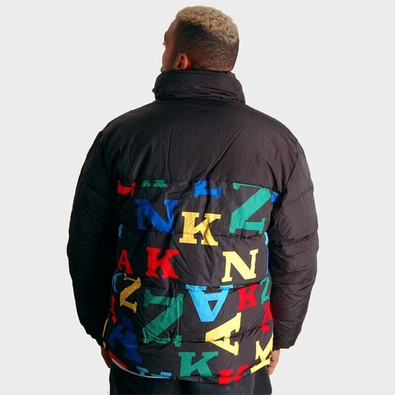 Karl Kani Retro Block Reversible Logo Puffer Jacket M 6076821 pánské