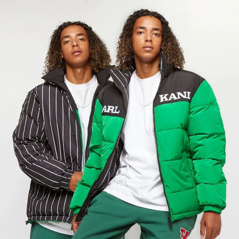 Karl Kani Retro Block Reversible Puffer Jacket M 6076822 pánské