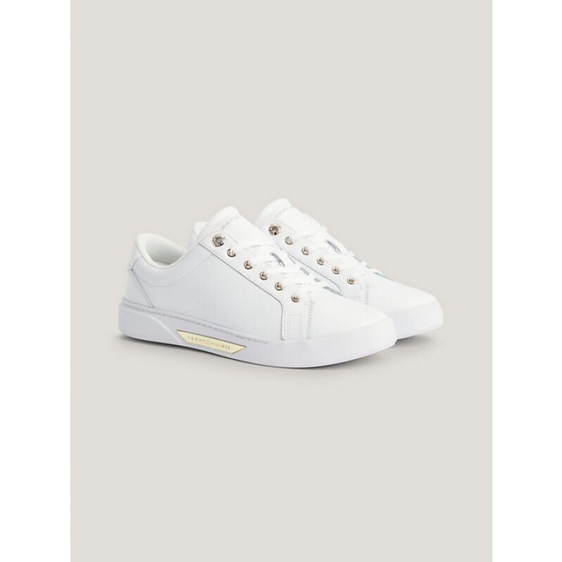 Boty Tommy Hilfiger Golden Hw Court Sneaker W FW0FW075600K7