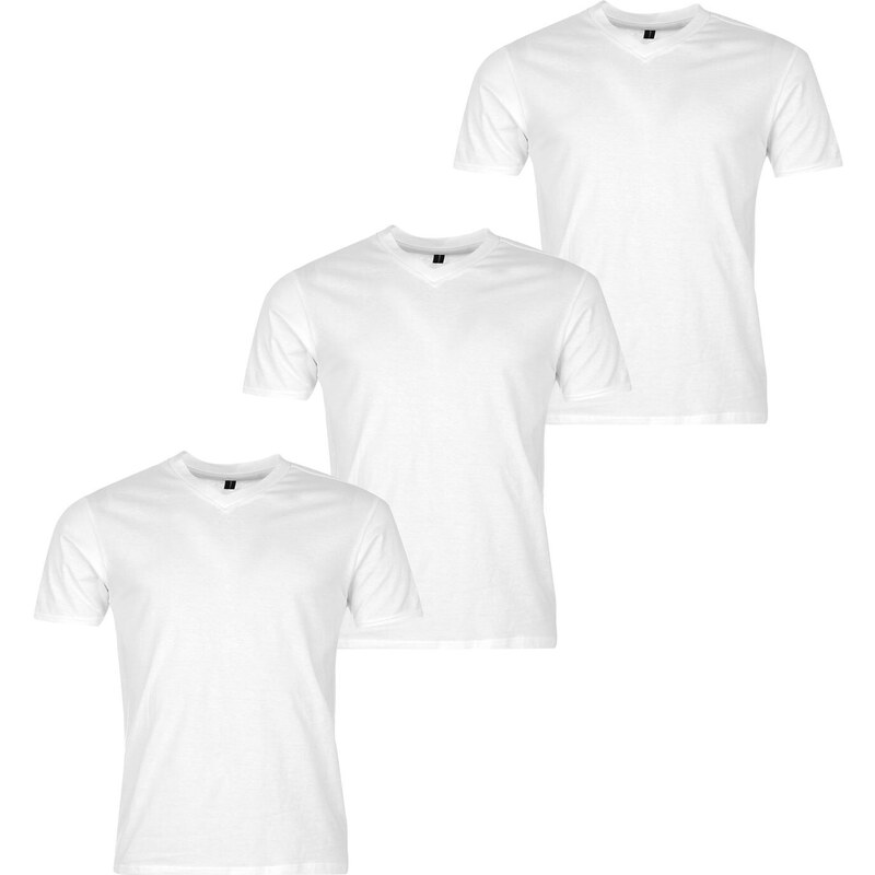 Donnay Three Pack V Neck T Shirt Mens