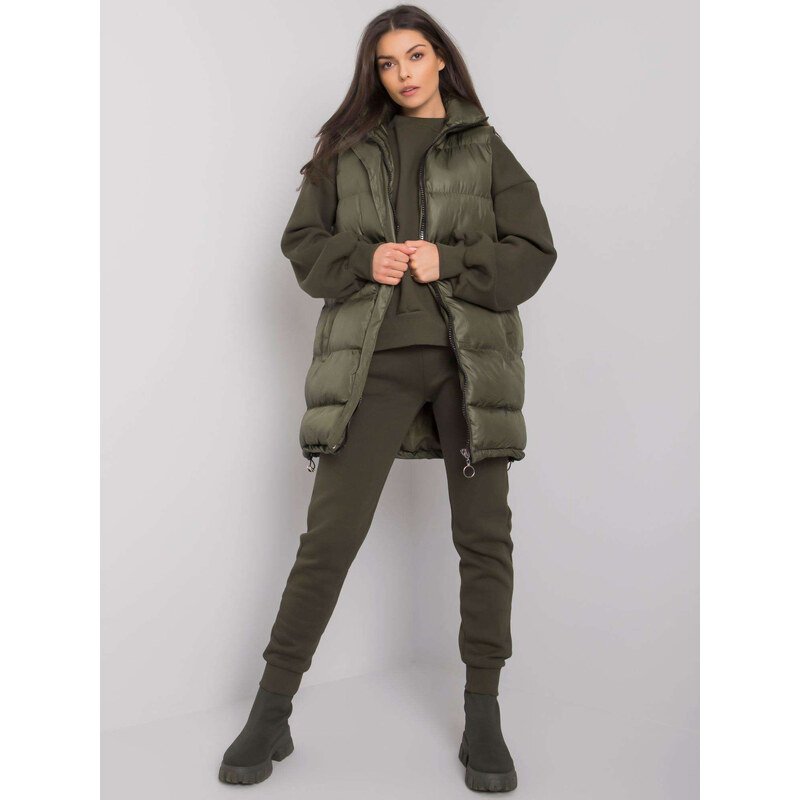 FPrice Dámská zimní komplet EM KMPL 647.00P khaki - Ex moda 113449079
