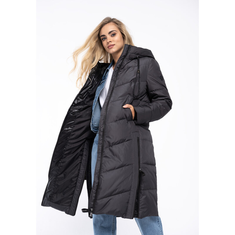 Volcano Coat J-MONACO L22249-W24 Graphite