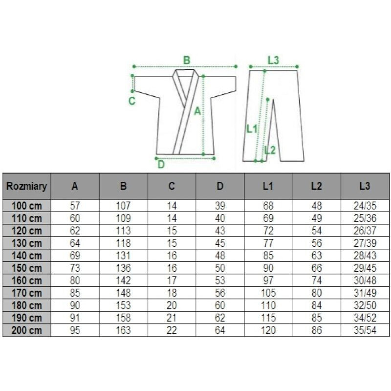 Kimono Masters karate 8 oz - 120 cm 06162-120