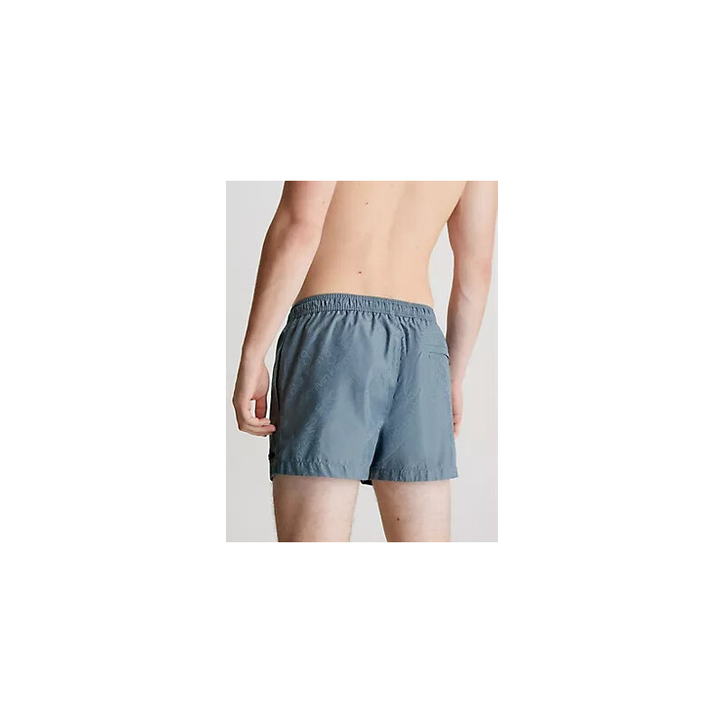 Pánské plavky Tkaný spodní díl SHORT DRAWSTRING KM0KM01000C7Y - Calvin Klein