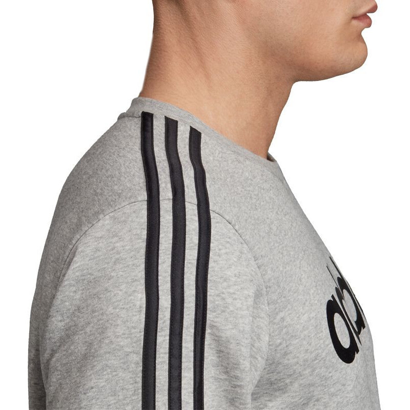 Adidas Essentials 3 Stripes Crewneck Fleece M EI4902