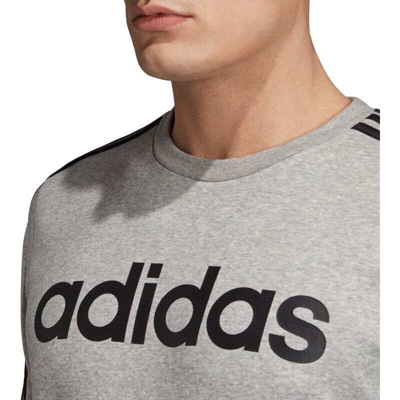 Adidas Essentials 3 Stripes Crewneck Fleece M EI4902