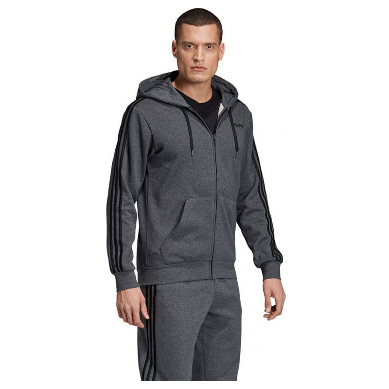 Adidas Essentials 3 Stripes Fullzip Fleece M DX2528