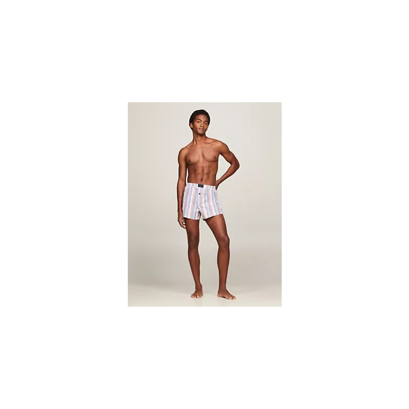 Pánská trička 3P WOVEN BOXER PRINT UM0UM032990YW - Tommy Hilfiger