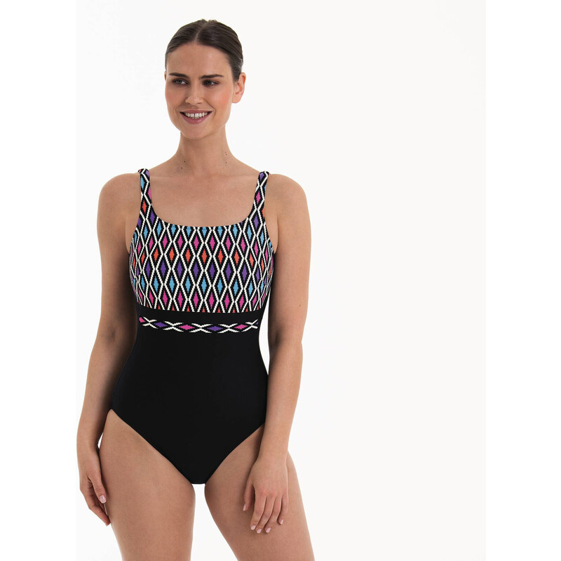 Dámské Style Melilla jednodílné plavky 6256 444 Černá mix - Anita 113449139