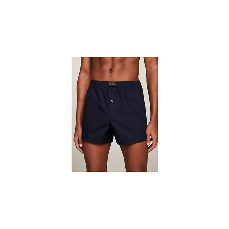 Pánská trička 3P WOVEN BOXER UM0UM031870SX - Tommy Hilfiger