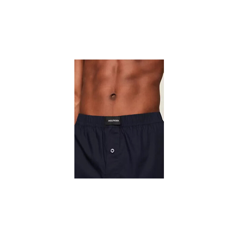 Pánská trička 3P WOVEN BOXER UM0UM031870SX - Tommy Hilfiger