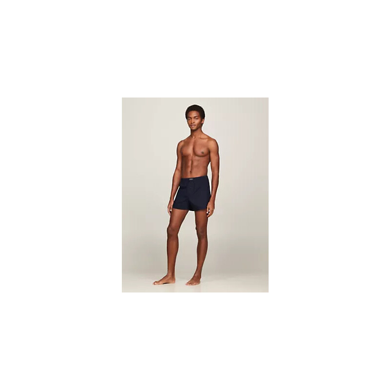 Pánská trička 3P WOVEN BOXER UM0UM031870SX - Tommy Hilfiger