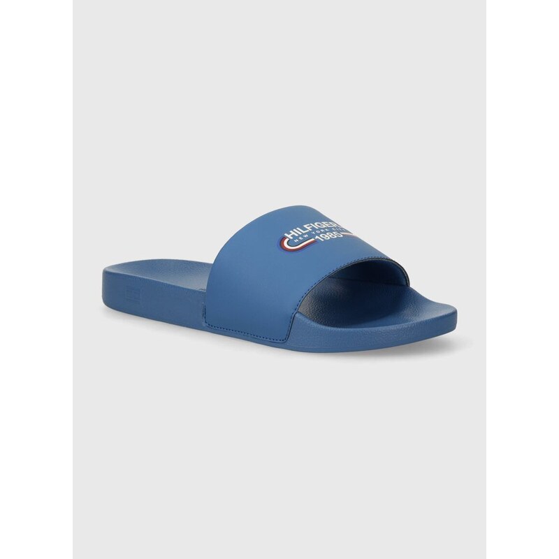 Pantofle Tommy Hilfiger RWB OLY POOL SLIDE pánské, FM0FM05019