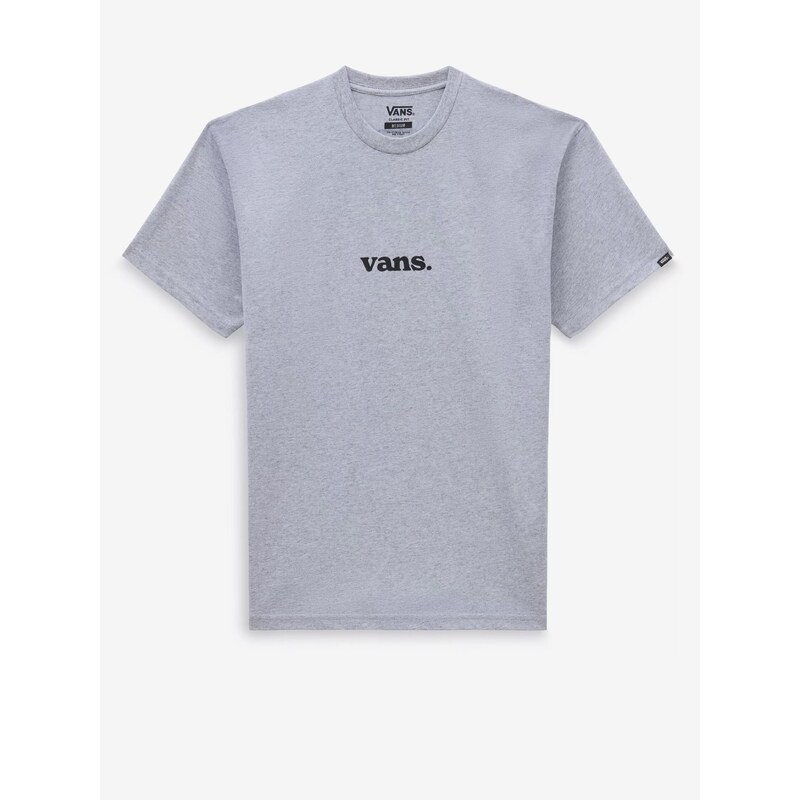 Šedé pánské žíhané tričko VANS Lower Corecase - Pánské
