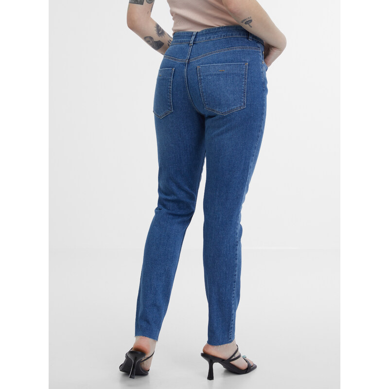 Orsay Modré dámské skinny fit džíny - Dámské