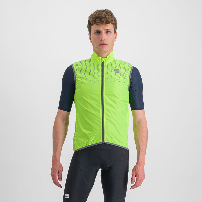 Sportful Reflex cyklistická vesta, žlutá fluo