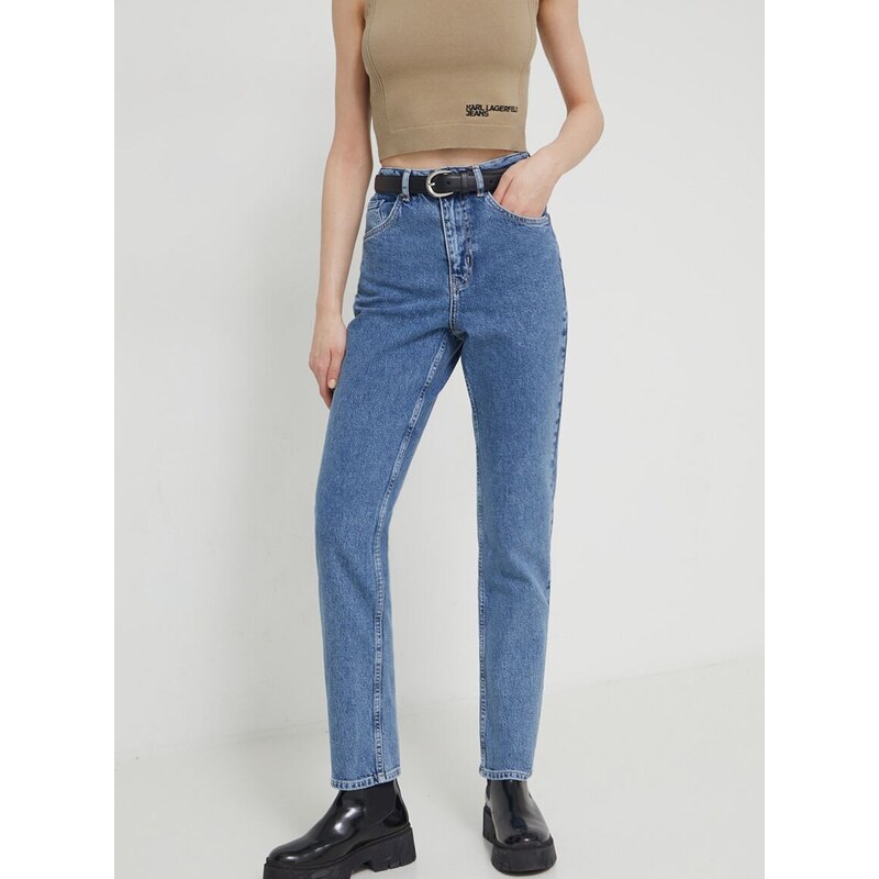 Džíny Karl Lagerfeld Jeans dámské, high waist