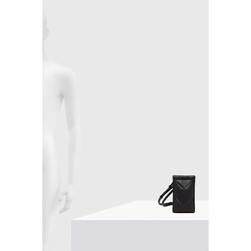 Obal na telefon Calvin Klein černá barva