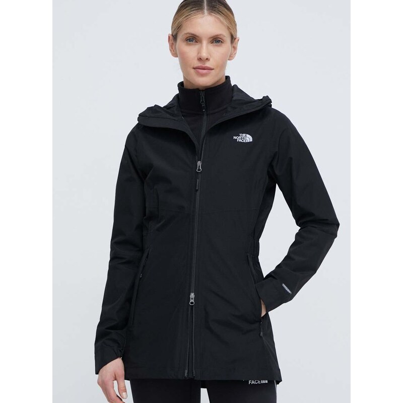 Outdoorová bunda The North Face Hikesteller Parka Shell černá barva, NF0A3BVIJK31