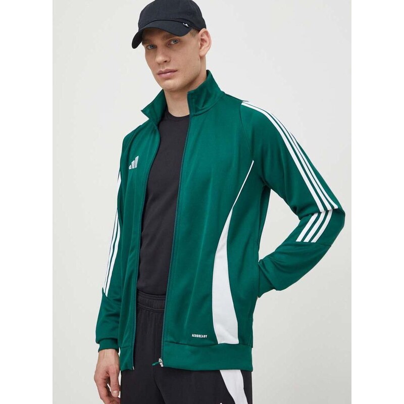 Tréninková mikina adidas Performance Tiro 24 zelená barva, s aplikací, IR7500