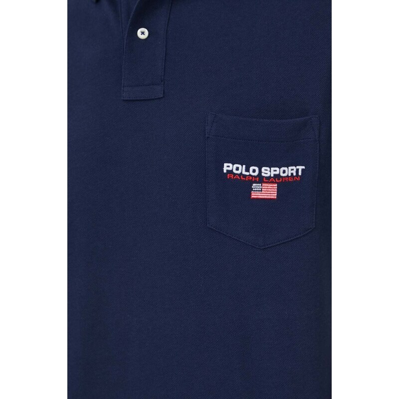 Bavlněné polo tričko Polo Ralph Lauren s aplikací