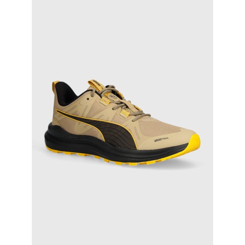 Běžecké boty Puma Reflect Lite Trail hnědá barva, 379440