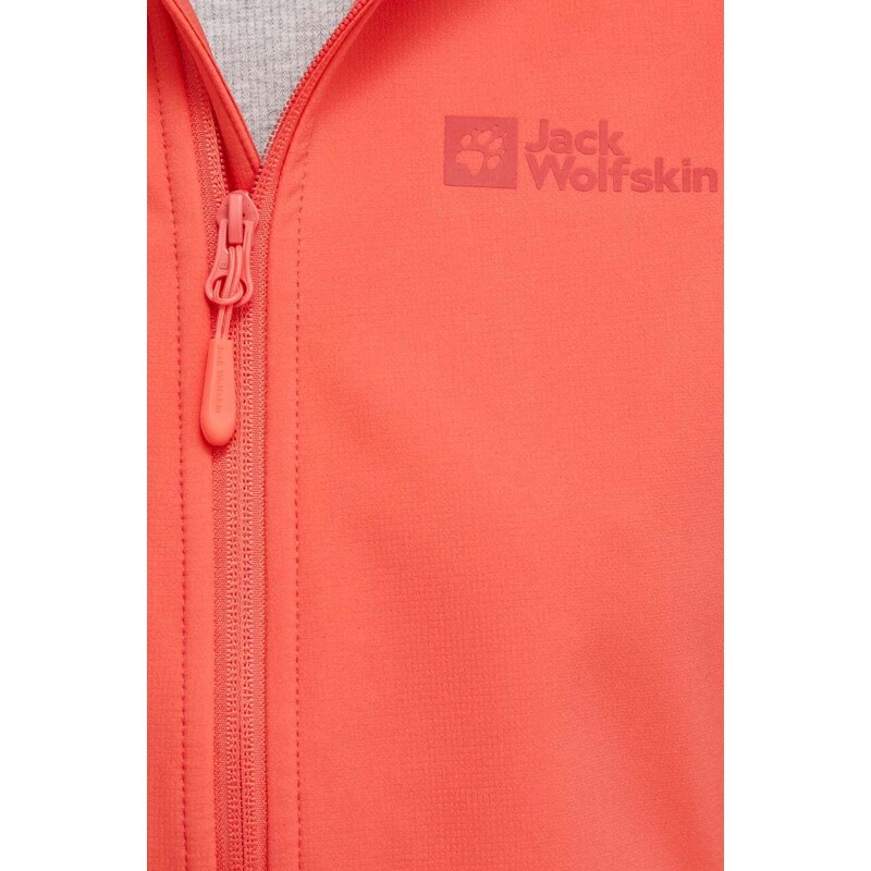 Outdoorová bunda Jack Wolfskin Bornberg červená barva, 1307692