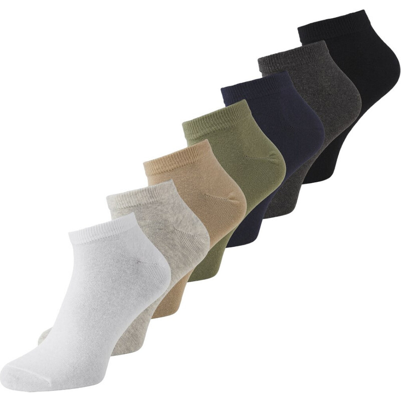 Jack and Jones | Ponožky Fade - pack 7 ks, různé barvy