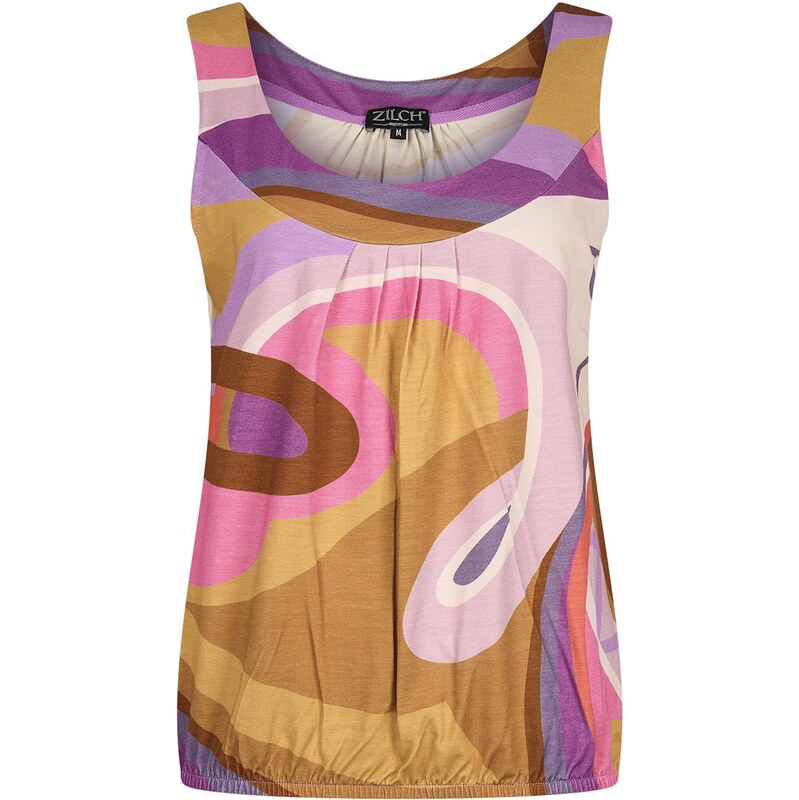 Zilch 41EVI10.100P 001250 - Dámský top Sixties Lavender mix